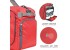 Foldable Duffel Luggage Bag for Travel, Packing and Storage - Men and Women - (45 L,Red)